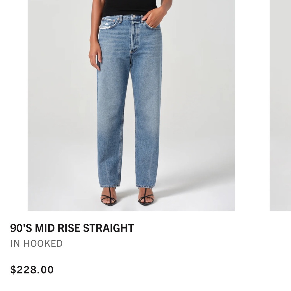 Agolde - 90'S MID RISE STRAIGHT